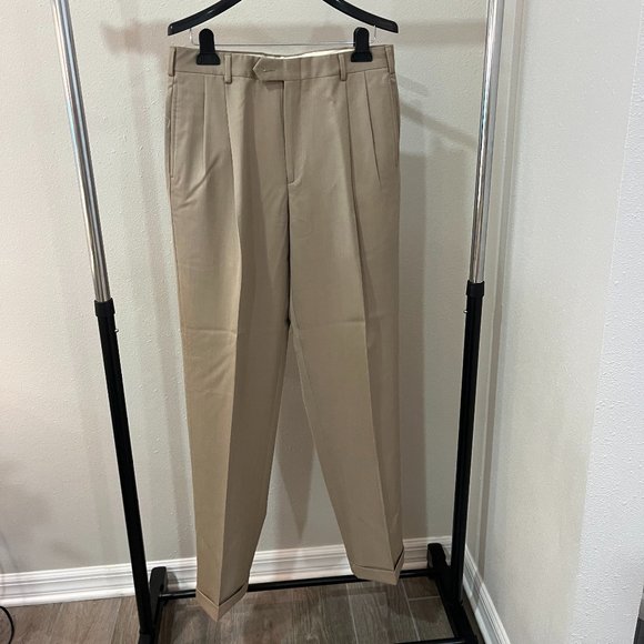 Tommy Hilfiger Pants Tommy Hilfiger Khaki Cuffed Pants Mens Size